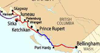 Click here for the Prince Rupert Ferries Route Map