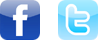 Follow us on Twitter and Facebook
